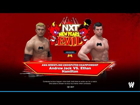 AWA NEW YEARS EVIL PPV: Andrew Jack vs Ethan Hamilton