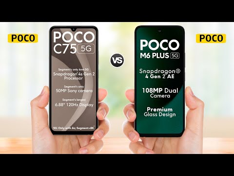 Poco C75 5g vs Poco M6 Plus 5g || Full Comparison