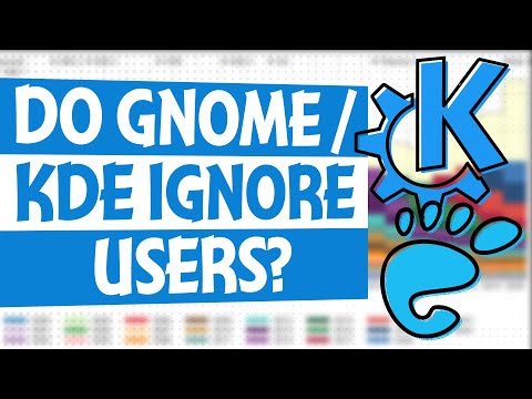 Is "GNOME Philosophy"... Ignoring Users?