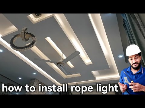 How To Install Strip led Light | How To Install Rope Light