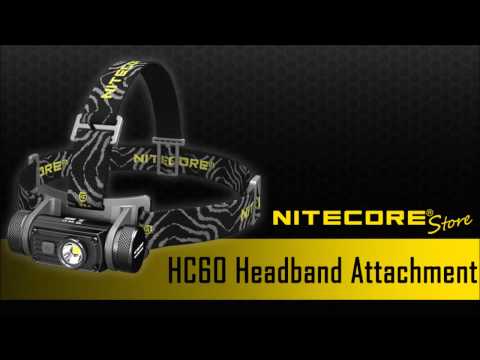 How to attach NITECORE HC60 Headbands - HC60 HC90 HA20 Headband Installation Instructions