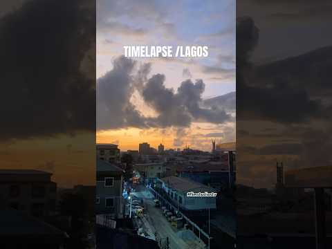 LAGOS MORNING TIMELAPSE #vid #lagos #movingvlogs #vlogmas #people #📹🎞️🎞️