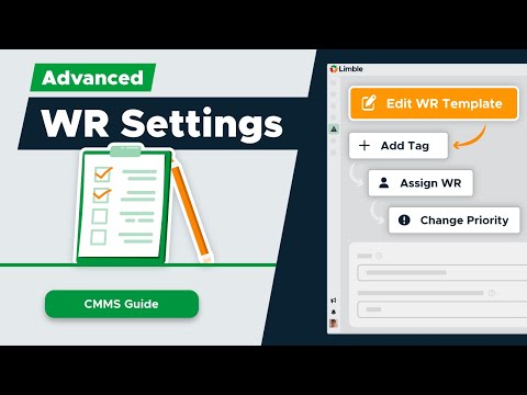 Advanced Work Request Settings | CMMS Tutorial