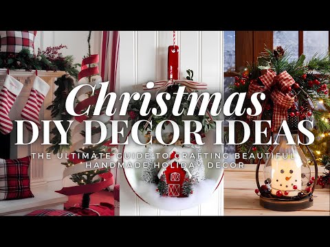 Cozy and Chic Christmas DIYs: The Ultimate Guide to Crafting Beautiful Handmade Holiday Decor ❄️✨🧵