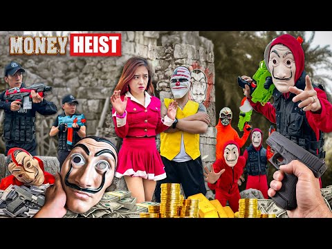 CHASE VS MONEY HEIST: Money Heist Break Into Police Station,Murder It To Steal Money | Epic POV