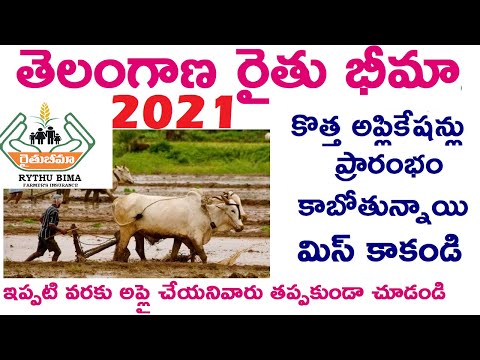 How to Apply Telangana Rythu Bheema Scheme 2021!