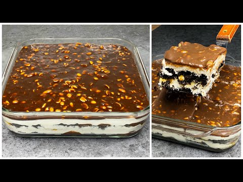 Snickers Dessert Recipe | Easy Dessert Recipe | Chocolate Dessert