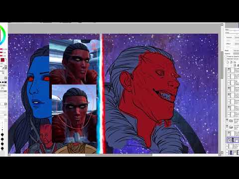 Speedpaint: Star Wars the Old Republic [Original Characters]