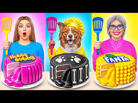 Me vs Grandma Cooking Challenge with Animals by Multi DO Smile