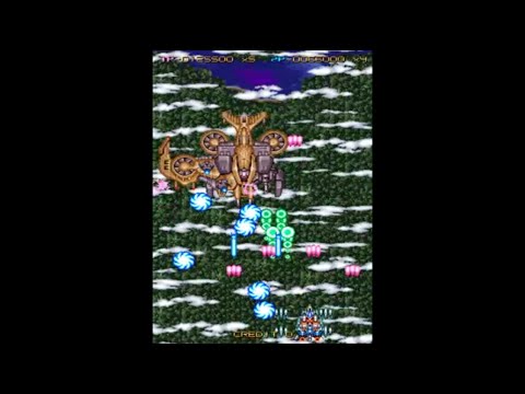 [146]戰慄航空-War Of Aero-單人雙打零接關全破 Double Play 1 Coin Clear(NoMiss) 致敬夢幻戰機-Image Fight-的姊妹作