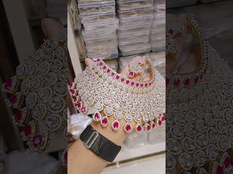 premium quality bridal collection #jewellery #youtubeshorts #earrings #ytshortsindia#handmadejewelry