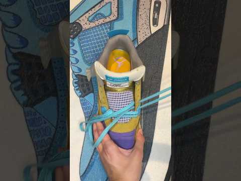 Best way to lace Jordan 4s #sneakerhead #shoes #nike #sneakers #fyp