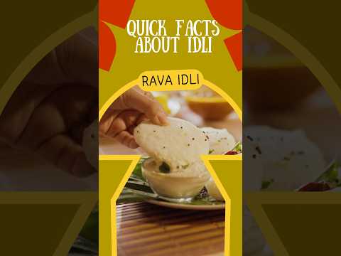 QUICK FACTS ABOUT IDLI #funfacts #idli #mtr #banglore #history #ww2 #indianculture #innovation #upsc