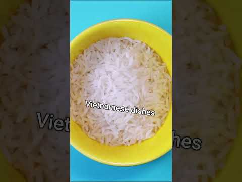 Rice is the main ingredient in vietnamese meal