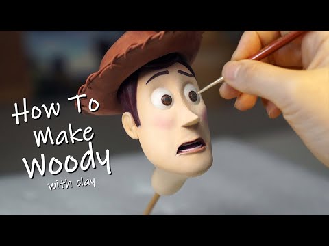 Making Woody and Forky From Toy Story with Clay_Diorama