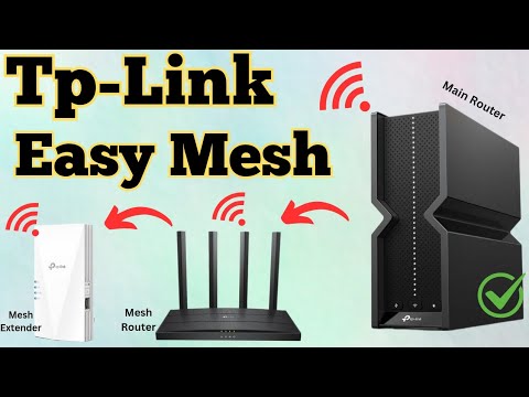 Setup Easy Mesh On Tp-Link Archer BE550 BE9300 Router | Add Easy Mesh Extender Or Router |