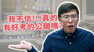 【國考QA常見問題】真的有 好考的公職嗎?告訴你3招挑選最適合自己的好考公務員