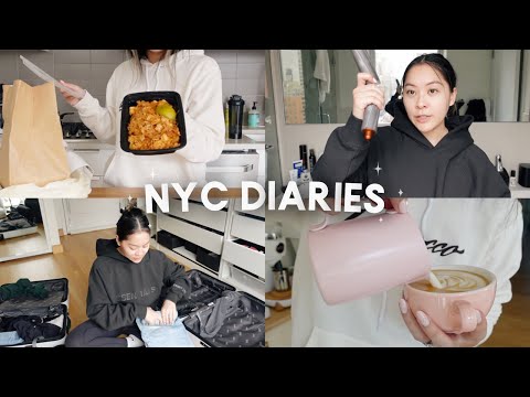 nyc diaries | productive day at home, packing for california!