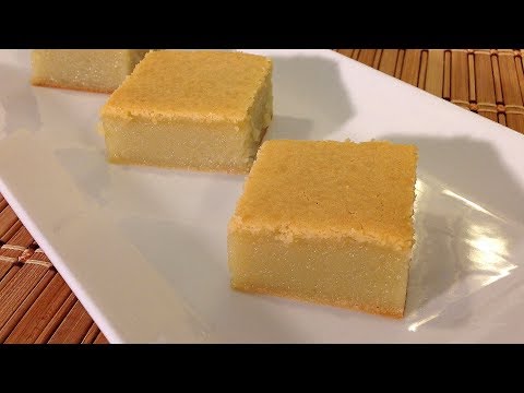 How To Make Butter Mochi-Sweet Rice Cake-Asian Food Recipes