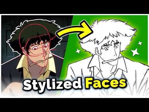 How to Draw Stylized Faces | Anime Character Head Study