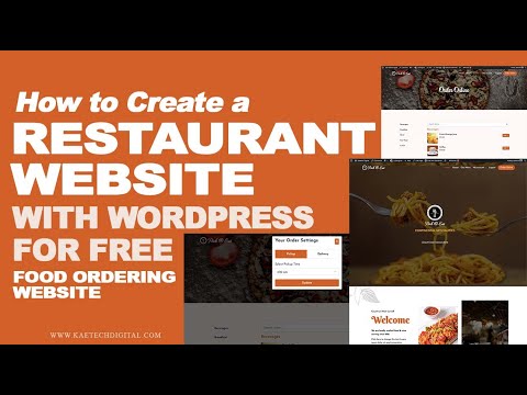 HOW TO CREATE A RESTAURANT FOOD ORDERING WEBSITE WITH WORDPRESS FOR FREE