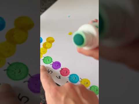 Counting Caterpillars Number Value | Preschool Math Activity