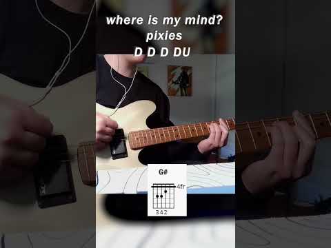 Where Is My Mind Chords Guitar Lesson #whereismymind #pixies #guitarlesson