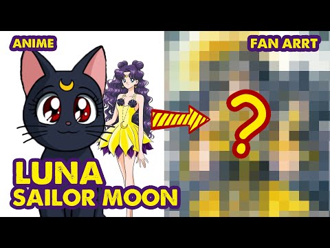 [Speed Painting] Luna - Sailor Moon Fanart from Huta Chan studio