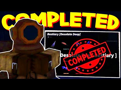 How To COMPLETE 100% DESOLATE DEEP BESTIARY FAST in FISCH! DESOLATE DEEP BESTIARY GUIDE! ROBLOX