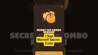 Memefi Secret Code 1 Sep | Memefi Secret Reward combo Today| Memefi Daily Daily Coin Code Today