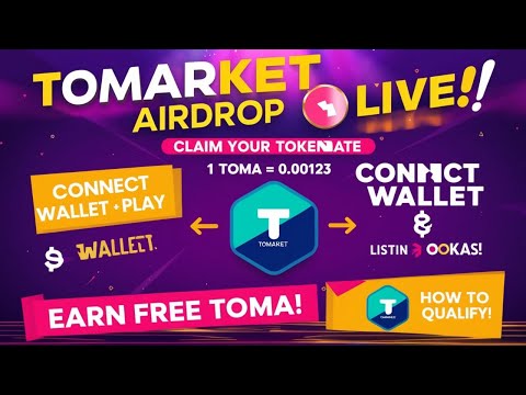 Tomarket Airdrop & Listing Date Revealed! 💸 How to Withdraw Toma Tokens Easily