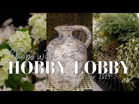 SHOP WITH ME AT HOBBY LOBBY | 40% OFF ALL SPRING DECOR | Feeling uninspired, ULTA haul & more...