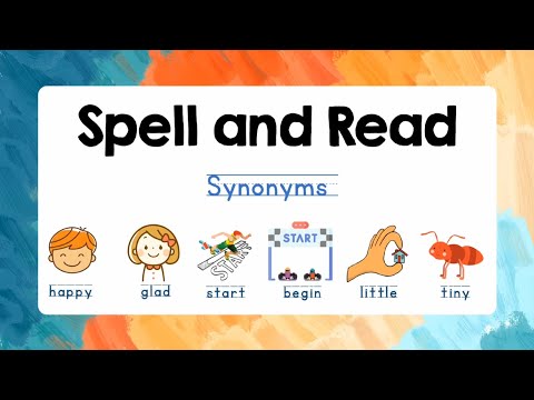 Spelling for Kids with Reading Practice (Synonyms) | Lesson 19