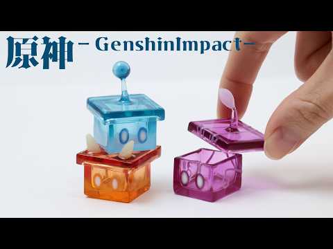 [Genshin Impact] Crafting a Slime Box with UV Resin