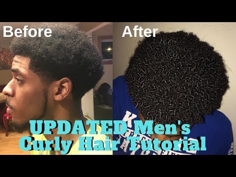 Updated Men's Curly Hair Tutorial | How to Make Hair Curly