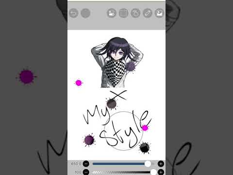 drawing Kokichi Ouma in my style #art #drawing #artist #danganronpa #kokichiouma #fanartanime