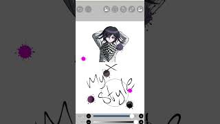 drawing Kokichi Ouma in my style #art #drawing #artist #danganronpa #kokichiouma #fanartanime