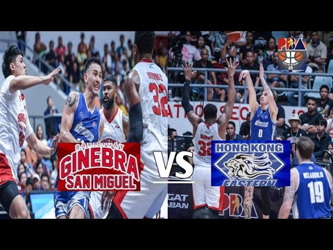 BRGY GINEBRA VS EASTERN PBA GAME FIRST QUARTER UNANG BACBAKAN SA MGA MALALKAS...