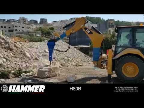 The best H80B working on BACKHOE CAT432F in Israel 🇮🇱