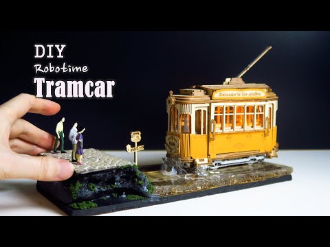 DIY Miniature Dollhouse Kit/Tramcar TG505/로보타임 트램카/Robotime miniature minirose 미니어처 미니로즈