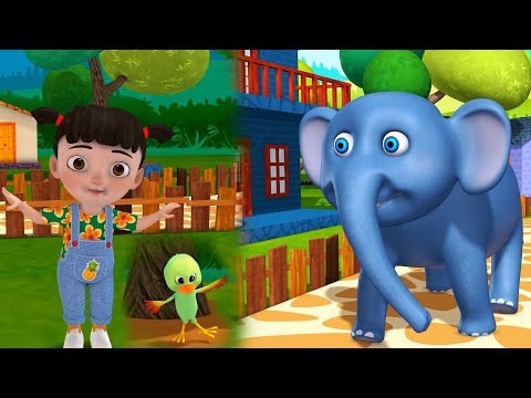 Hathi Raja & Main Tota Main Tota - हाथी राजा और मैं तोता मैं तोता | Kids Rhymes For Kids | Poems