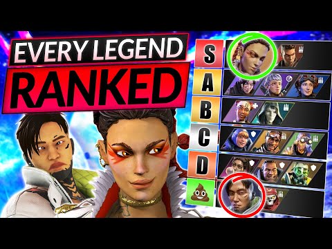 BEST SOLO QUEUE LEGENDS TIER LIST - Every Legend Ranked (NEW) - Apex Legends Guide S17