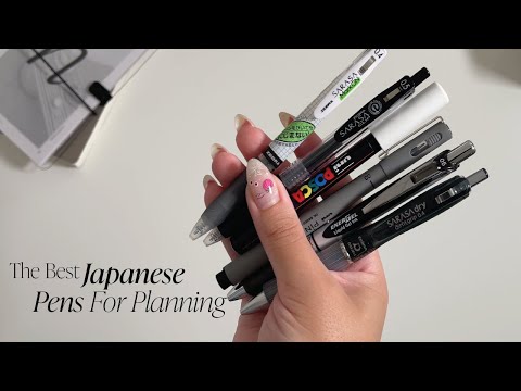 The Best Japanese Pens For Planning | Cloth & Paper