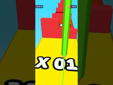 Color Pencil Run Level 72 Gameplay Walkthrough Android #Shorts