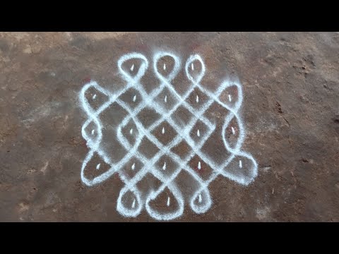 chithirai madham pulli kolam||5×3chikku kolam||easy kolam