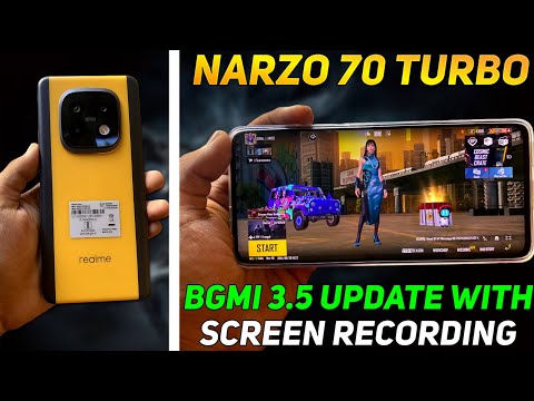 REALME NARZO 70 TURBO BGMI 3.5 UPDATE | STABLE FPS ✅