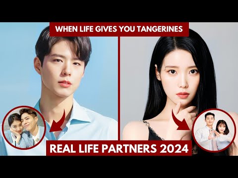 "WHEN LIFE GIVES YOU TANGERINES" ACTORS REAL LIFE PARTNERS, NET WORTH, AGE 2024 #kdrama