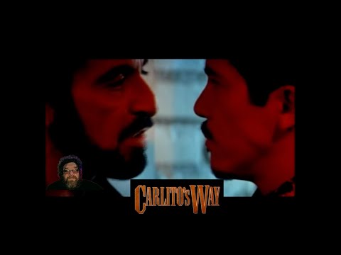 "Carlito's Way" Gangster movie where a guy is trying to lead a straight life, but they won't let him