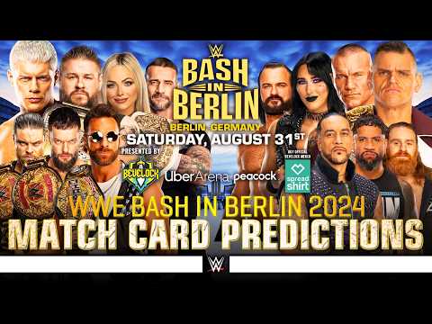 WWE Bash in Berlin 2024 - Match Card Predictions