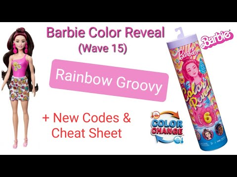 Opening Barbie Color Reveal Rainbow Groovy (Wave 15) + New Codes!